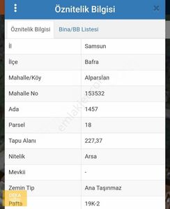 Arsa-Konut İmarlı