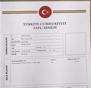 Arsa-Bağ & Bahçe