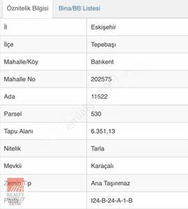 Arsa-Tarla