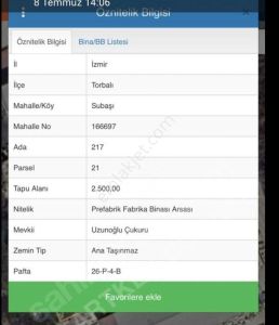 Arsa-Sanayi İmarlı