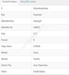 Arsa-Turizm İmarlı