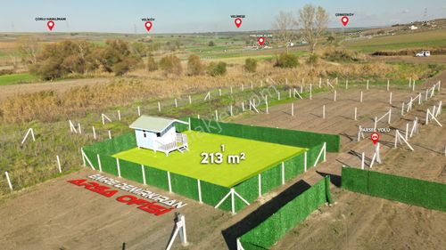 Değirmenköy'de 213 M² Tamemen Çevrili Ve Klubeli Hobi Bahçesi