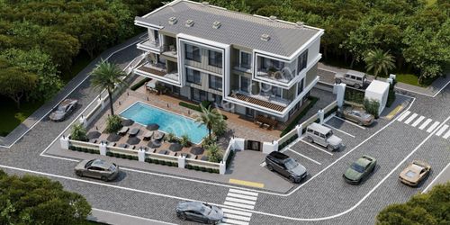 Kuşadası Termal Bölge'de Havuzlu Yeni Projeden Daireler