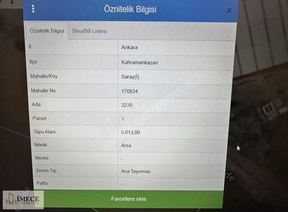 Arsa-Sanayi İmarlı