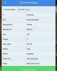 Sürşen Premium Group'dan İmarlı Arsa !