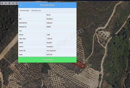 Rw Land Gayrimenkul Çağrışan 1/1000lik Planda Villa İmarlı Arazi