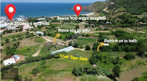 Sevinç'ten Sahil Yenicede Köy Mücavr Alanında Yola Cepheli 515m²