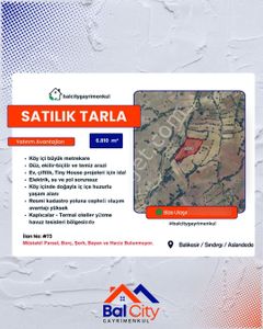Balcity - Balıkesir Sındırgı’da Otobana Yakın İmar Sınırında Fırsat Tarla!