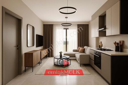 Emlakmülk'ten Yapracık Yukarıyurtçu Mah. Yatırımlık 1+1 Daire