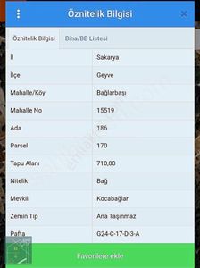 Geyve Bağlarbaşı İmar Sınırında 710 Mkare Arsa