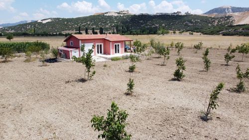 Ceviz , Badem Ağırlıklı, Meyva Ağaçları. İçinde Betonörme Yeni Evi Sulamasistemi Olan Fırsat Arsası