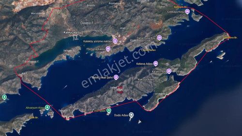 Demre, Üçağız, Kekova'da, Satılık 10 Dönüm Arazi