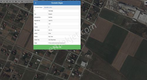 Tuğra'dan Vakıflar Köy İçinde Tek Tapu Müstakil 793 M2 Arsa