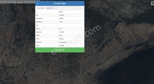 Tuğra'dan Bilecik Gölpazarında Göldağı Köyünde 6100 M2 Tek Tapu