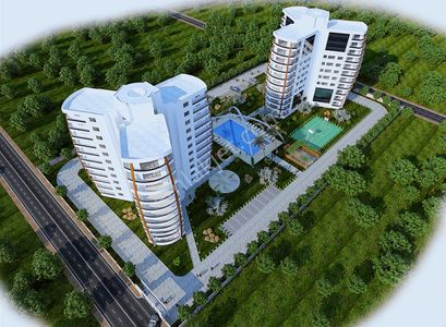 Uzun Emlak'tan Güzelyurt'ta Yelken Evlerinde Eşyalı Daire