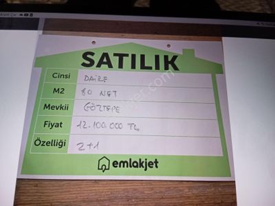 Göztepe'de 2+1 Satılık Daire