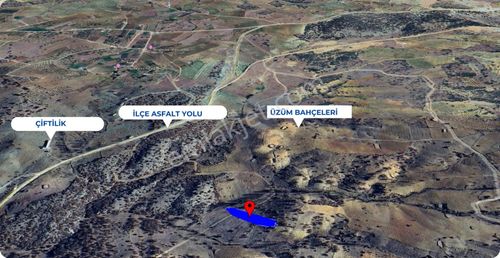 Konya Bozkır 'da 1.600 M2 İlçe Asfaltına Yakın Düz Fırsat Bahçe