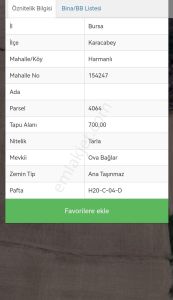 Selçuklu'dan Harmanlı'da Yerleşime Yakın Fırsat Tarla