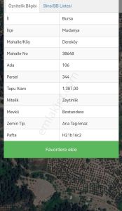 Selçuklu'dan Dereköy'de Yerleşime Yakın Fırsat Zeytinlik