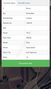 Selçuklu'dan Canbaz'da Yatırımlık Fırsat Tarla