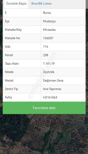 Selçuklu'dan Mirzaoba'da Yerleşime Yakın Fırsat Zeytinlik