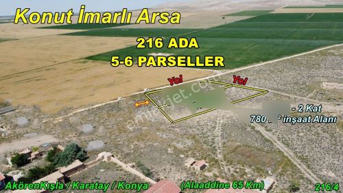 Karatay / Akörenkışla'da 975 M² Satılık Konut İmarlı Arsa Fırsatı