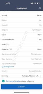 Kartepe Köseköyde Fırsat 3+1 Dubleks