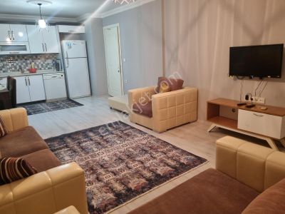 ️dalaman Merkezde Servis Güzergahında Eşyalı Kiralık 74m2 Daire