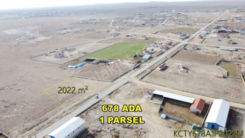 Konya / Cihanbeyli / Taşpınar-yeniyayla'da 2.022m² Köşe Parsel İmarlı Arsa