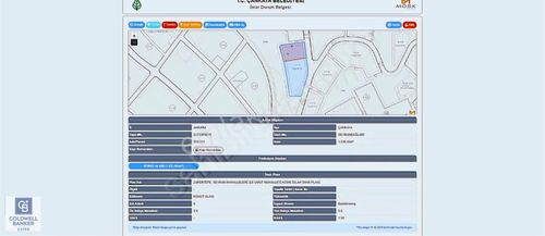 Çankaya'da Yatırıma Uygun İmarlı Daire Getirili Satılık Arsa