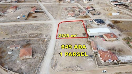 Konya / Cihanbeyli / Taşpınar-yeniyayla 2.385 M² Köşe Parsel İmarlı Arsa