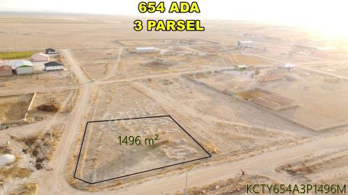 Konya / Cihanbeyli / Taşpınar-yeniyayla 1.496 M² Köşe Parsel İmarlı Arsa