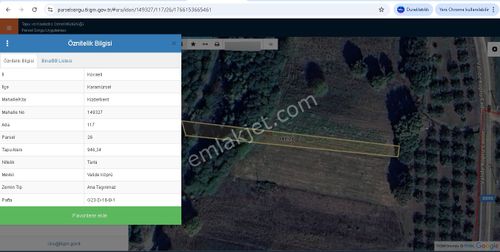 Karamürsel Satılık Hobi İçin Uygun Tarla