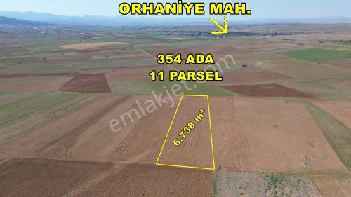 Konya / Akören / Orhaniye 6.738 M² Müstakil Tapu Tarla