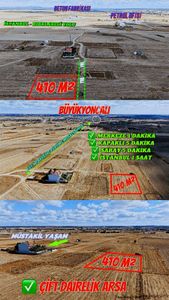 Karadeniz'den Köy Dibi Çift Dairelik Arsa