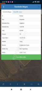 Konya Dağdere Mah Bulunan Tarla Satılık