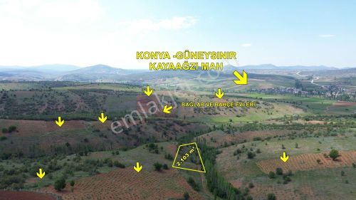 Güneysınır Kayaağzında 2.103 M2 Müstakil Tapulu Bahçelik