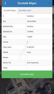 Arnavutköy İmrahorda Metroya Yakın, 2 Kat İmarlı 139 M² Arsa