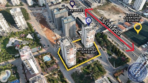 Yenişehir Menteş Mah. Milenyum 5 St. 3+1 Kiralık,