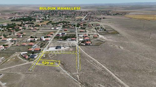 Konya / Cihanbeyli / Bulduk Mahallesinde 629 M² Müstakil İmarlı Arsa