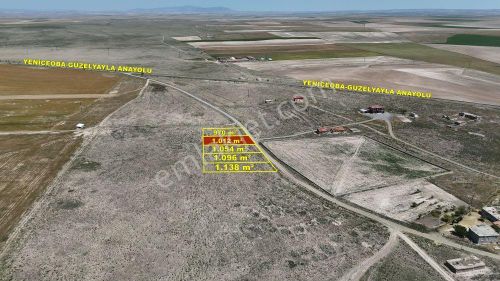 Konya / Cihanbeyli / Yeniceoba Mahallesinde 1.012 M² Müstakil Tapulu İmarlı Arsa