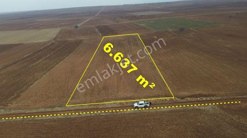 Konya / Akören / Karahüyük Mahallesinde 6.637 M² Müstakil Tapulu Tarla
