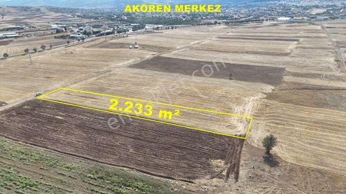 Konya / Akören / Tülce Mahallesinde 2.233 M² Müstakil Tapulu Tarla