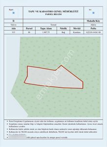 Akköy'de Doğa Ve Deniz Manzaralı 1.888 M2 Satılık Bağ