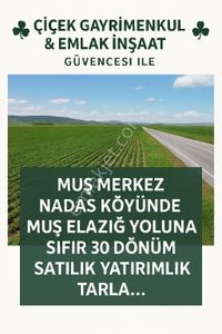 Acil Muş Merkez Nadaslık Köyünde Satılık Tarla