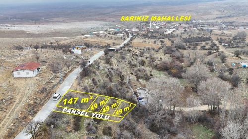 Konya / Meram / Sarıkız Mahallesinde İntikal Tapulu 147 M² Bahçe