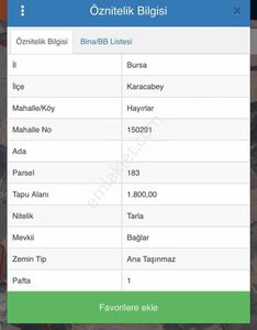 Dialog Piramit Gayrimenkul'den Satılık Kupon Arazi