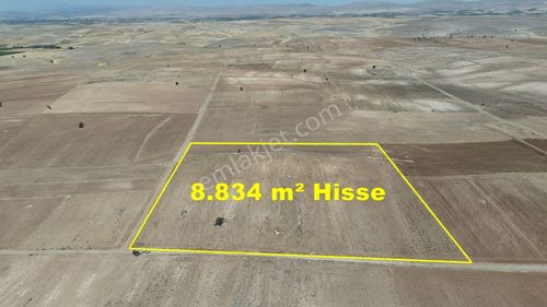 Konya / Akören / Orhaniye Mahallesinde 8.834 M² Hisse Tapulu Tarla