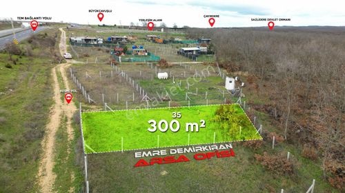 Silivri Büyükçavuşlu'da Tem Bağlantı Yoluna Cephe 300 M² Tarla