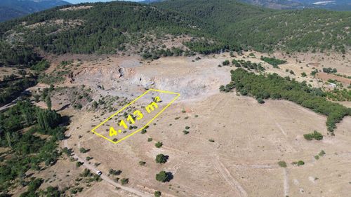 Konya / Doğanhisar / Kemer Mahallesinde 4.113 M² Müstakil Tapulu Tarla